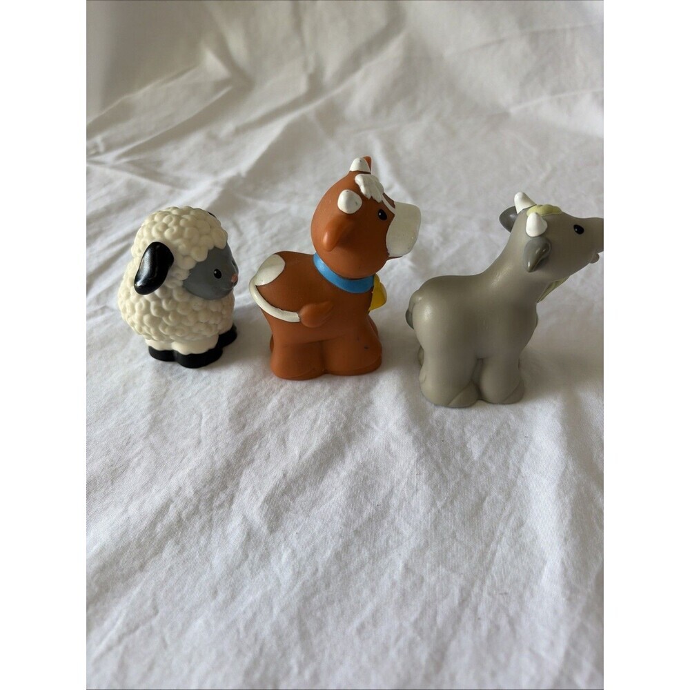 2007 Mattel Fisher-Price Little People Farm Animal Figures Lot of 3 - Picture 4 of 5
